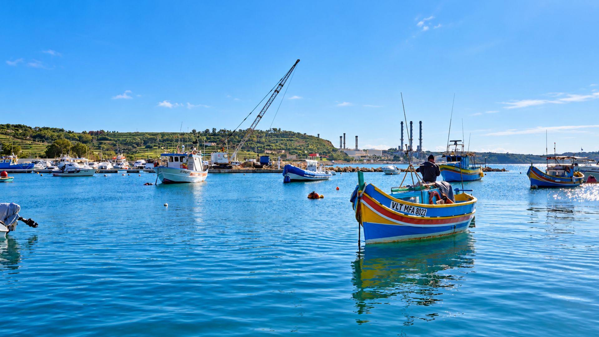 Exploring Marsaxlokk, Malta’s colorful fishing village and harbor (4K)