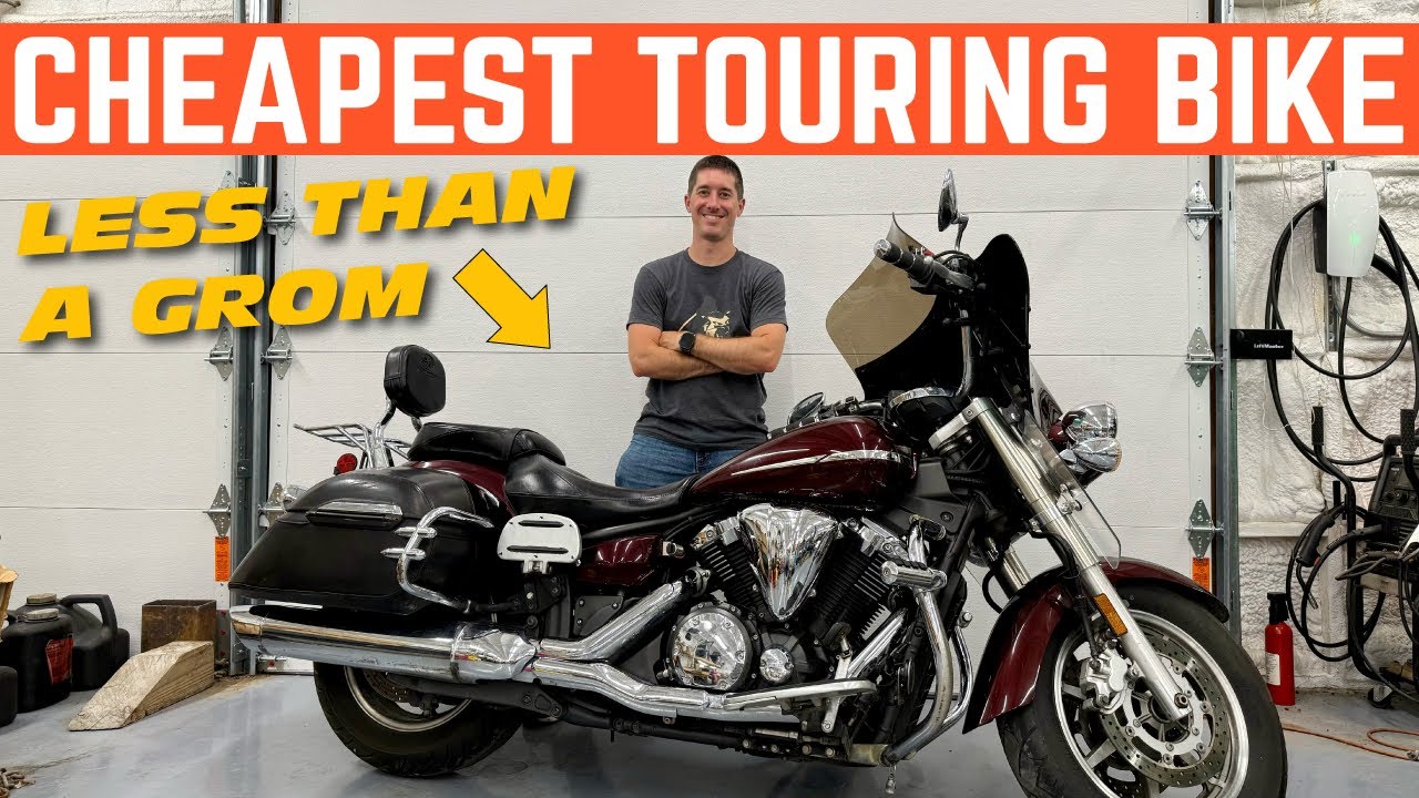I bought the cheapest touring bike for less than a Honda Grom and it's ...