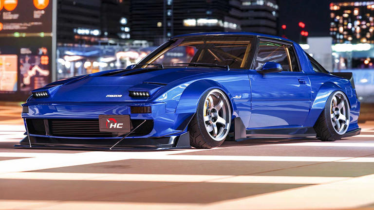 A 2028 Mazda RX-7 design returns as a Mustang-killing rotary monster
