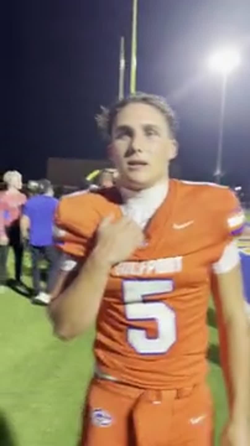 Gulfport QB Jackson Wolverton on win over D'Iberville