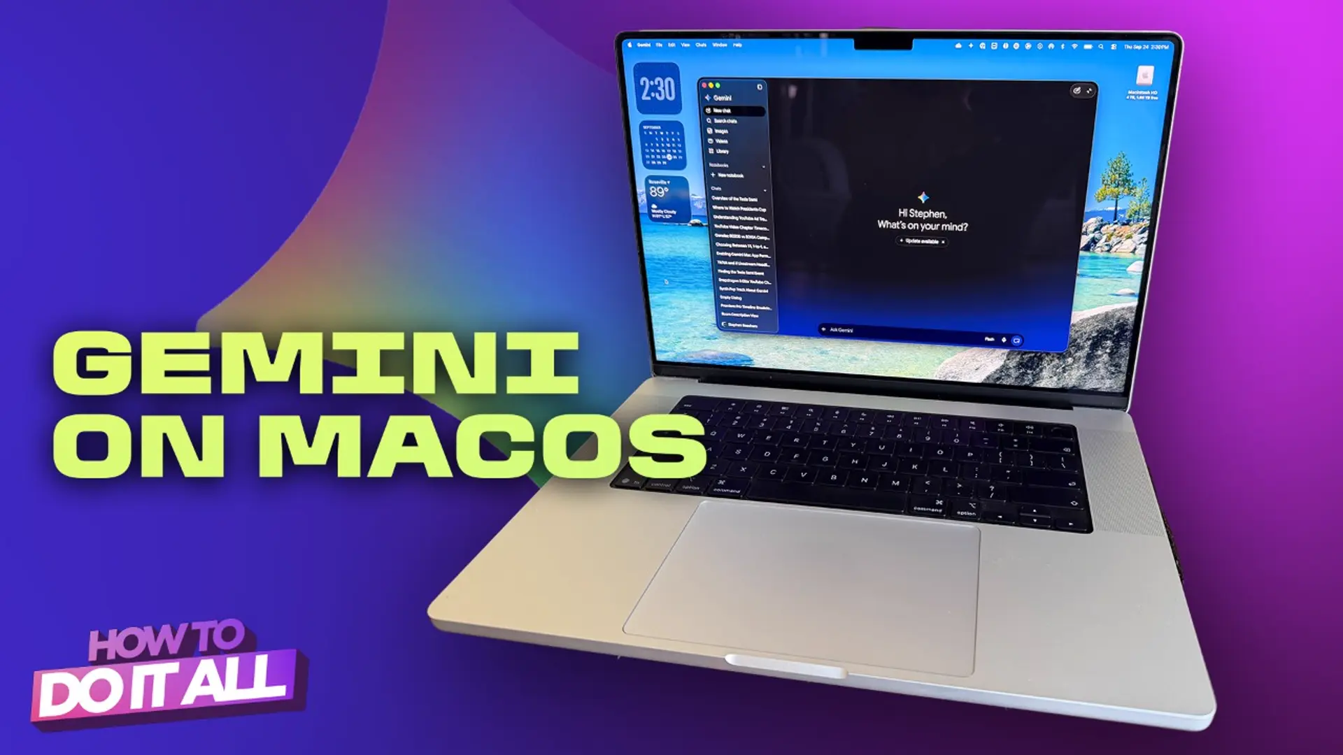 Google Gemini app for macOS and Windows walkthrough: Every button and ...
