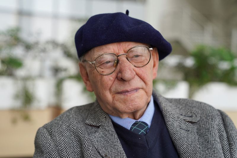 Jose de Jesus Barba Martin, 87, who has alleged he was abused by Marcial Maciel, the Mexican priest who founded the Legion of Christ order, poses for a photo ahead of Pope Leo's November 6-17 visit to Uruguay, Argentina and Peru, during which he is expected to meet abuse survivors, in Mexico City, Mexico, October 14, 2026. REUTERS/Toya Sarno Jordan