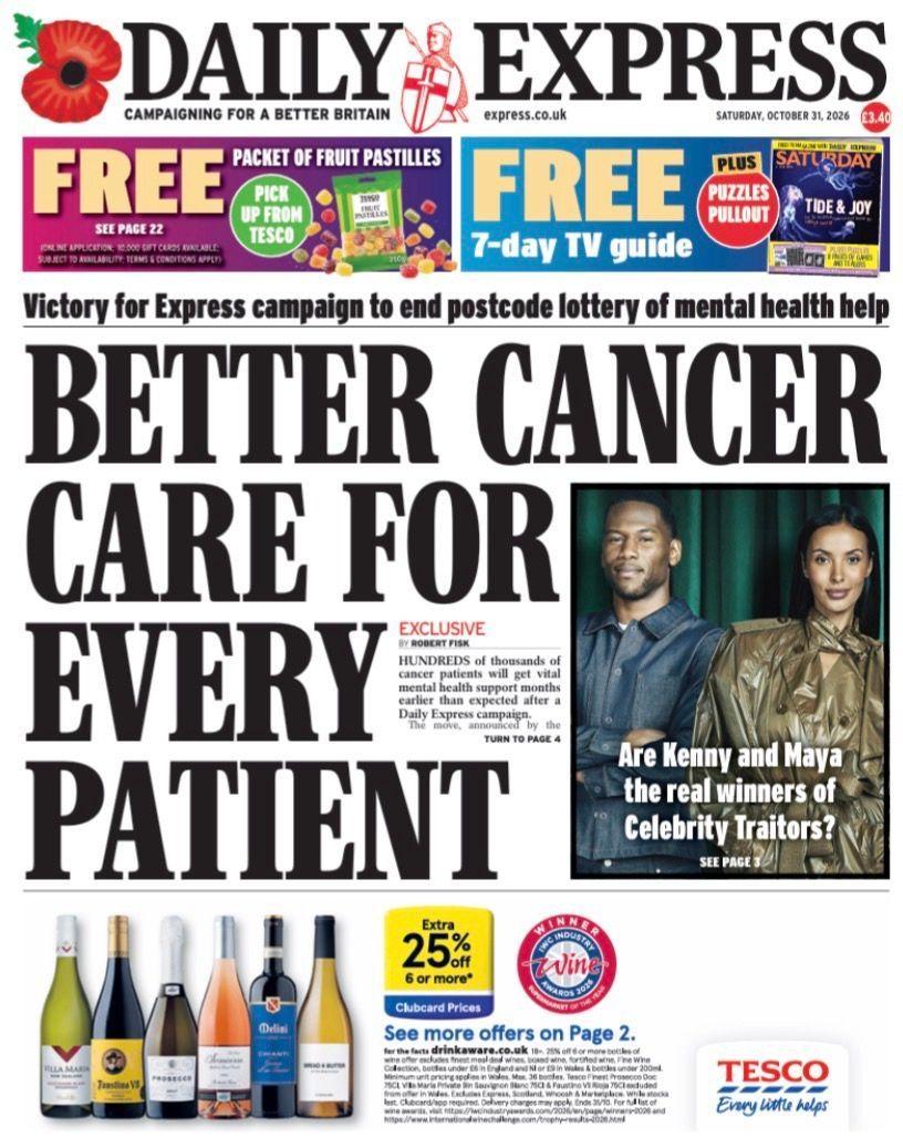 Scotland's papers: PM and FM meet and Traitors winner revealed