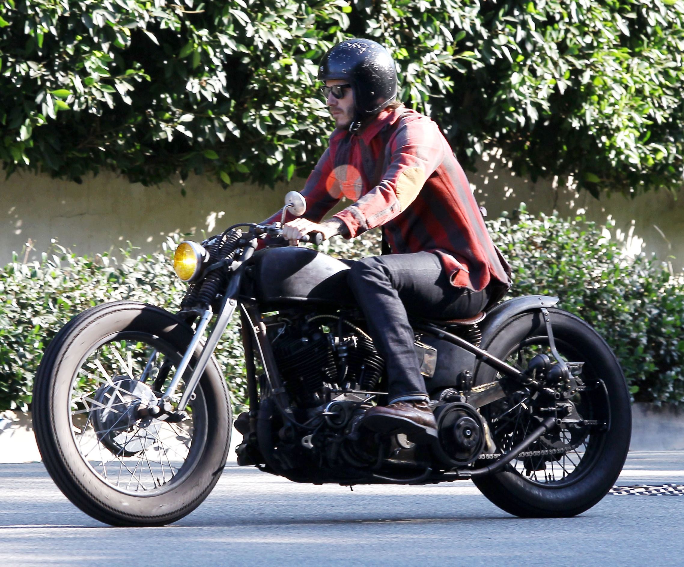 バイク好きなハリウッドスターたち