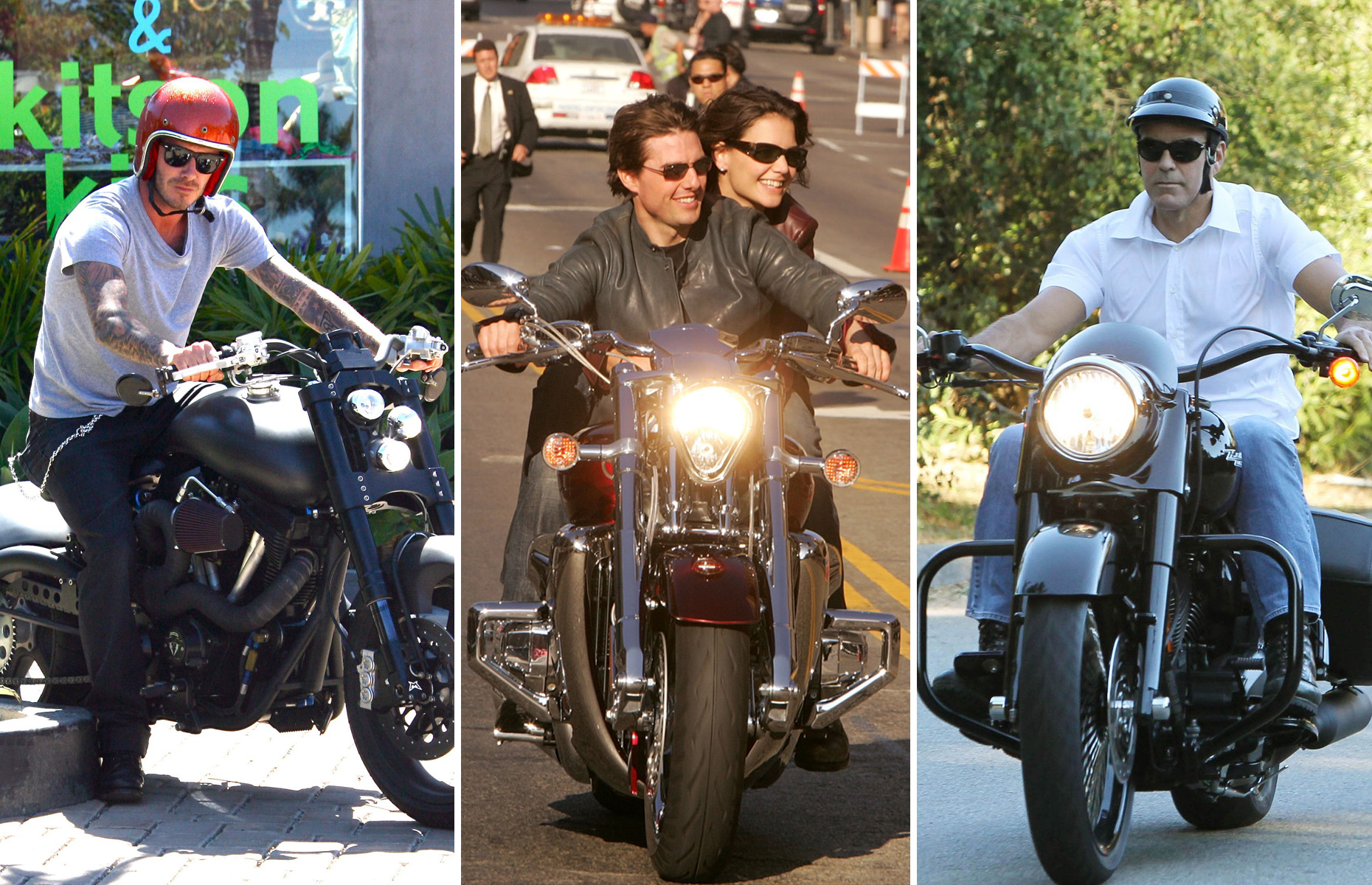 バイク好き海外セレブをパパラッチ