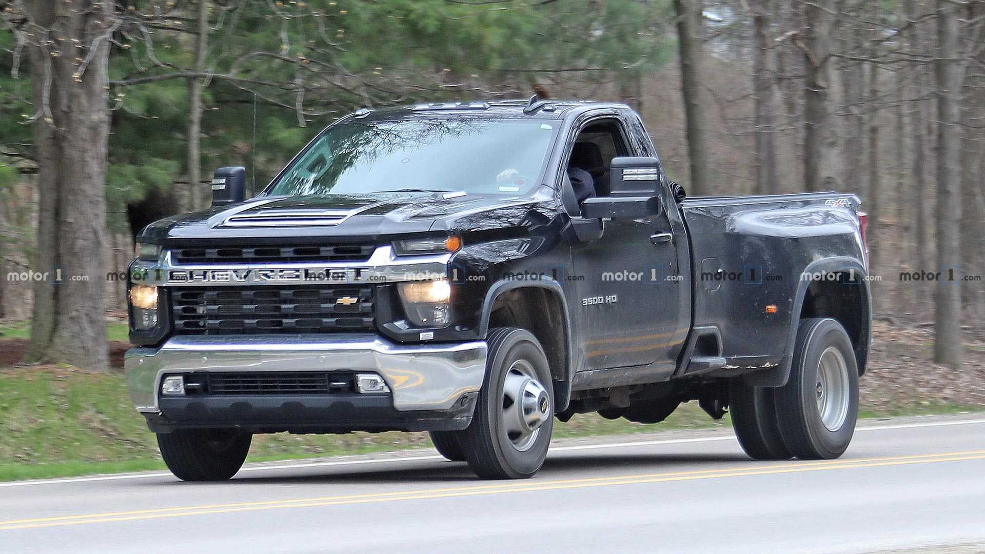 2020 Chevy Silverado Hd Single Cab Dually Spied Fully Undisguised