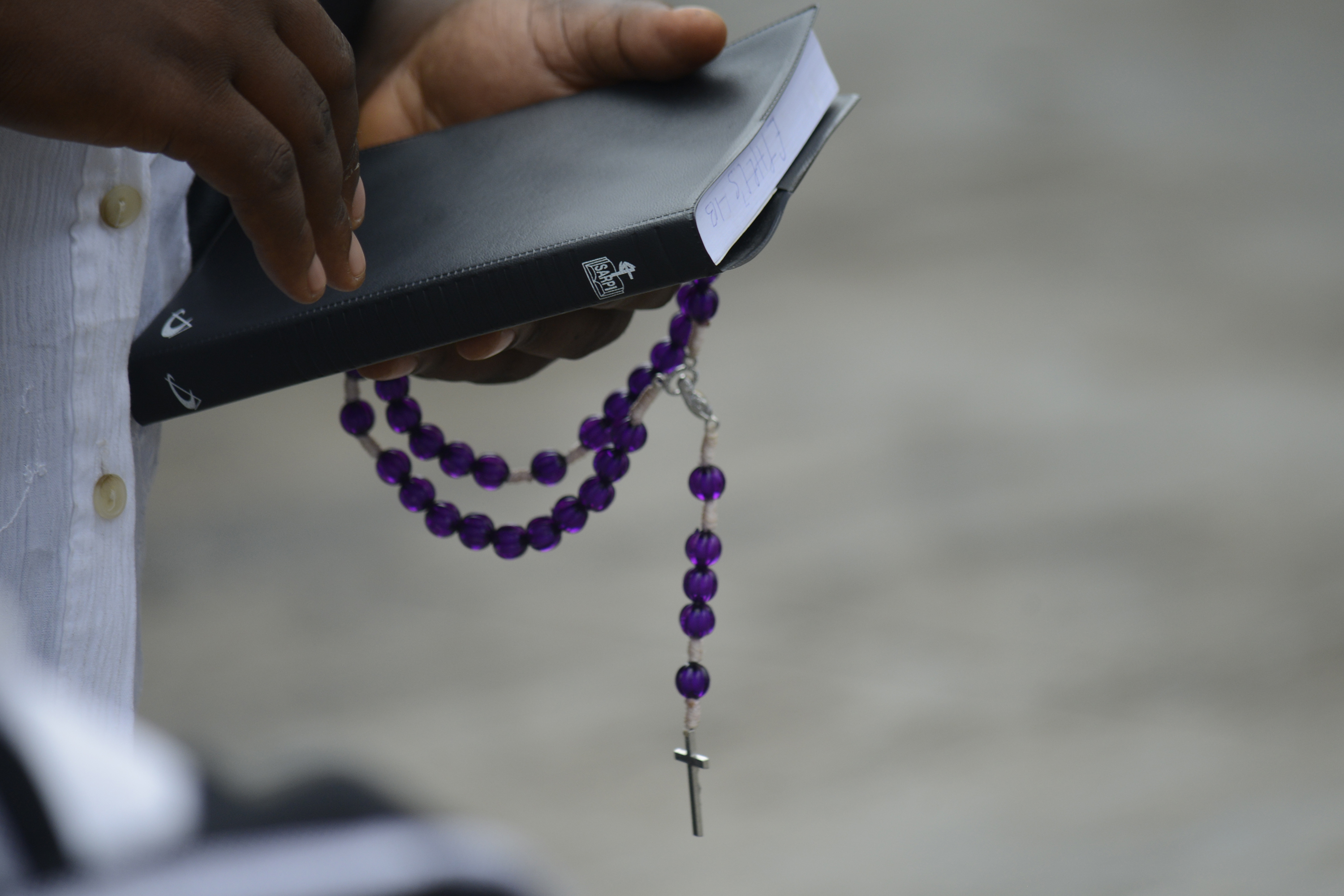 ABSTRACT- Catholic faithful attend a requiem Mass for the victims of Benue State herdsmen attack at St. Leo Catholic Church, Ikeja, Lagos, Nigeria on Tuesday, May 21, 2018 before staging a peaceful protest to condemn the rampant killing in Benue State, North Central of Nigeria. (Photo by Adekunle Ajayi/NurPhoto via Getty Images)