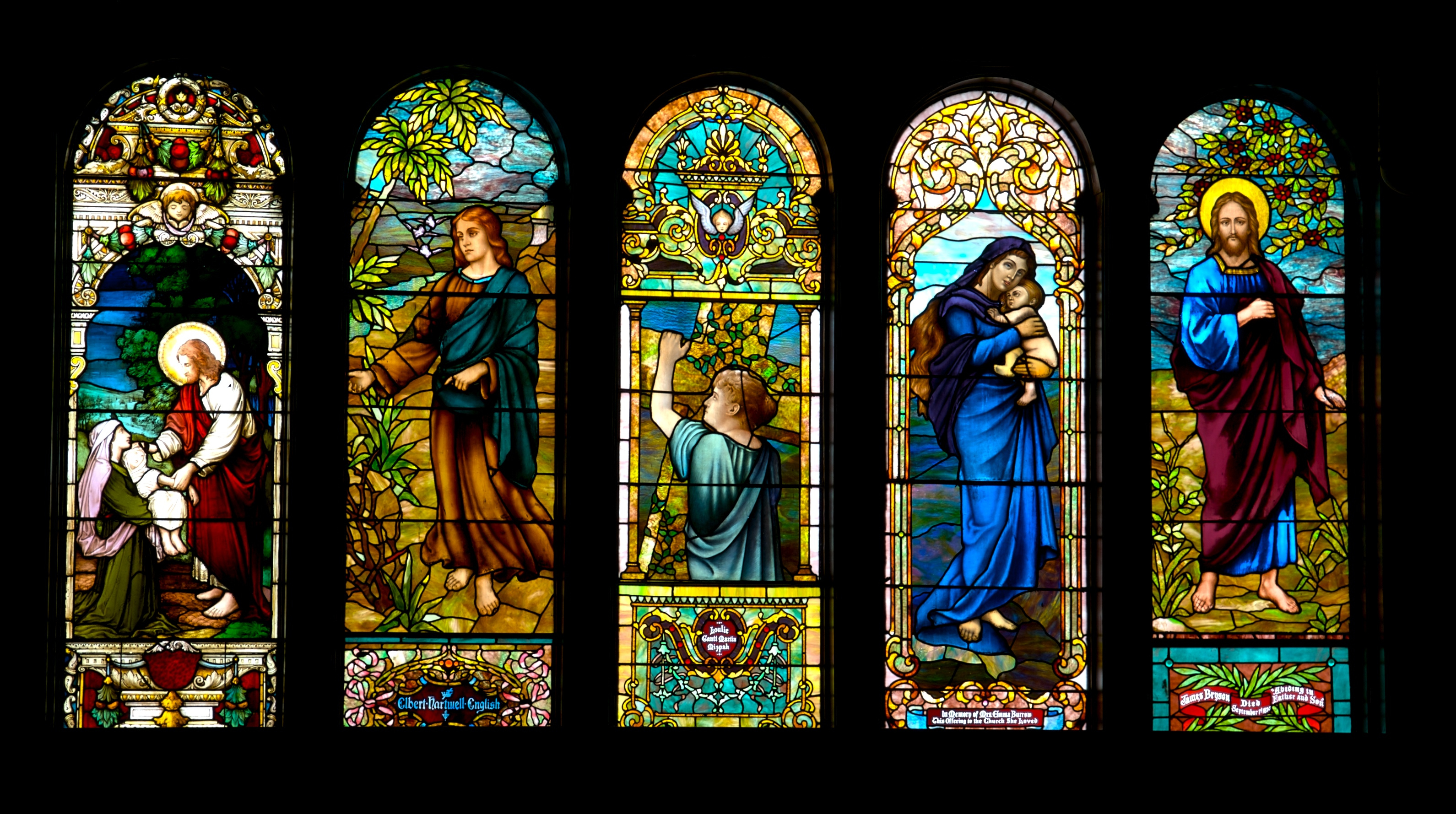 Like A Rainbow Beautiful Stained Glass Windows