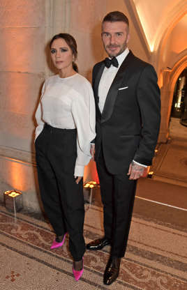 Slide 3 of 40: LONDON, ENGLAND - MARCH 12:  Victoria Beckham and David Beckham attend The Portrait Gala 2019 hosted by Dr Nicholas Cullinan and Edward Enninful to raise funds for the National Portrait Gallery's 'Inspiring People' project at the National Portrait Gallery on March 12, 2019 in London, England.  (Photo by David M. Benett/Dave Benett/Getty Images)