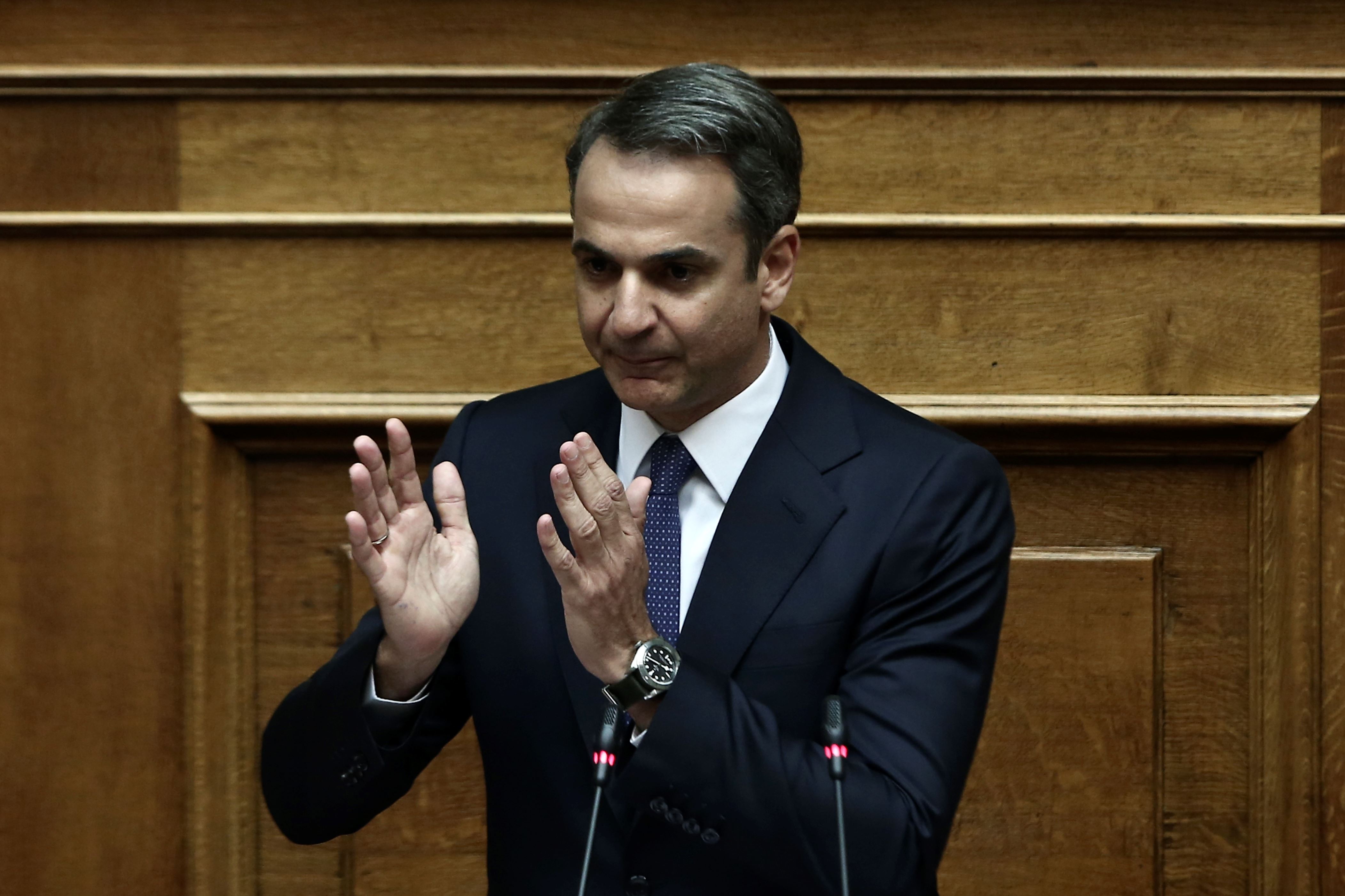 档案照片 - 希腊总理Kyriakos Mitsotakis