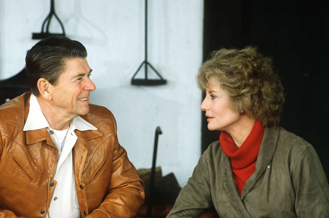 Ronald Reagan and Barbara Walters at his Santa Barbara Ranch .(ABC PHOTO ARCHIVES/George Long)RONALD REAGAN, BARBARA WALTERS