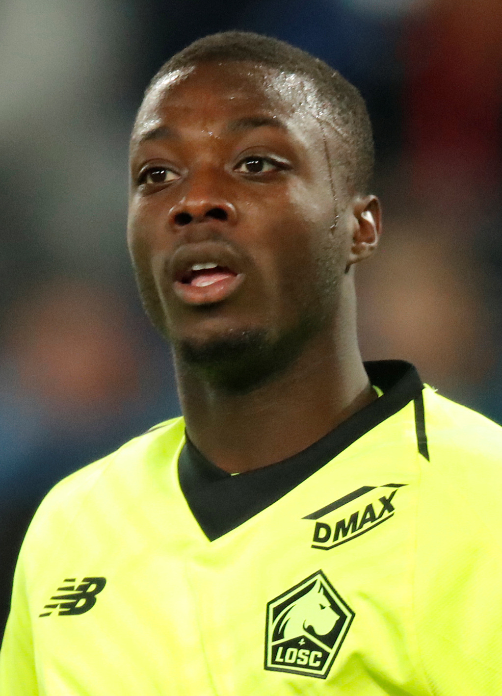 Soccer Football - Ligue 1 - Caen v Lille - Stade Michel d'Ornano, Caen, France - January 11, 2019  Lille's Nicolas Pepe  REUTERS/Charles Platiau
