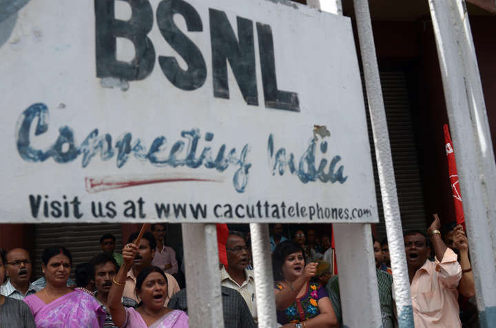 Image result for Thousands of BSNL And MTNL To Be On Strike Today For Non Payment Of Salary For The Month Of August And September