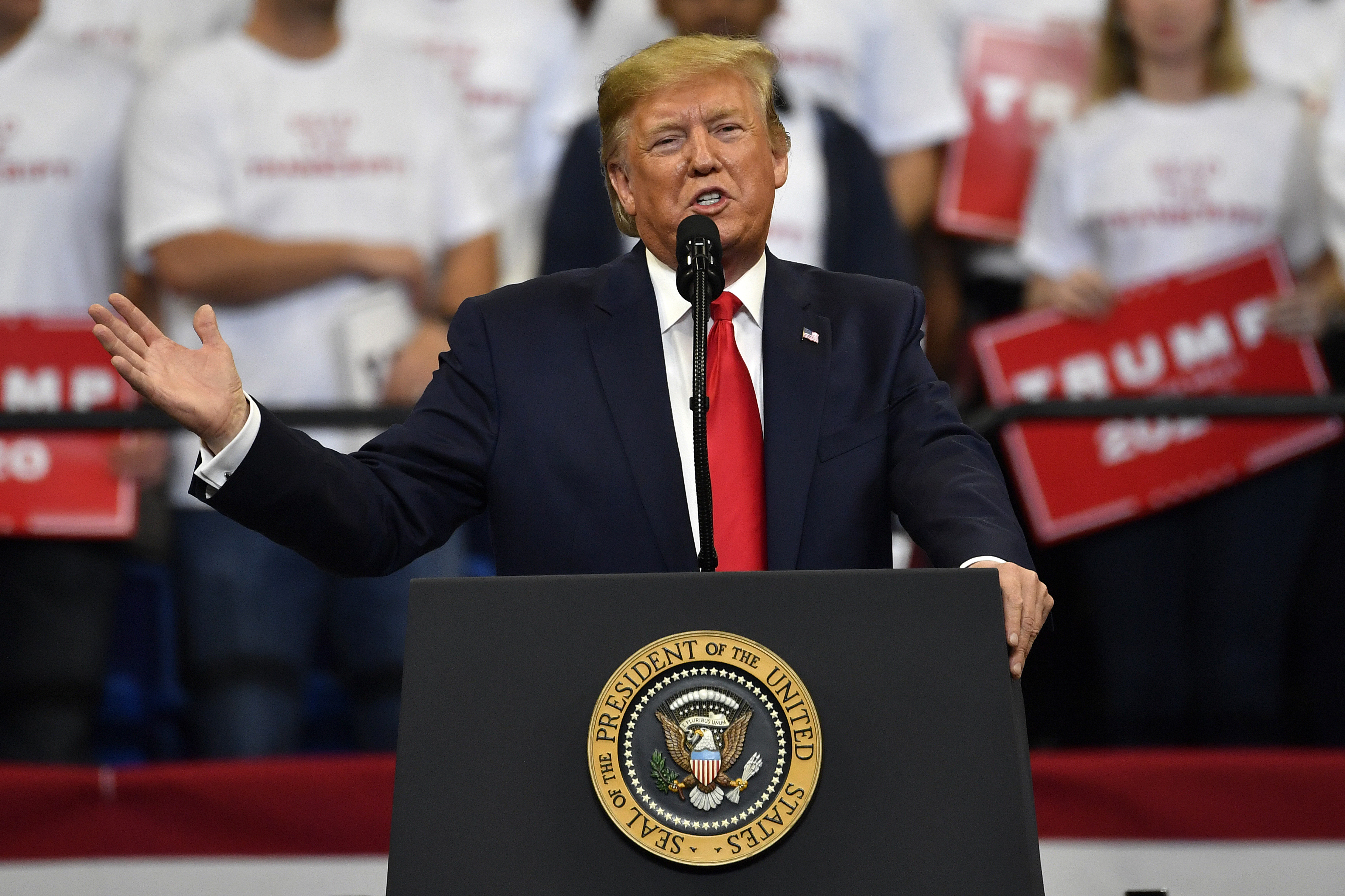 The President: Donald Trump (R)
