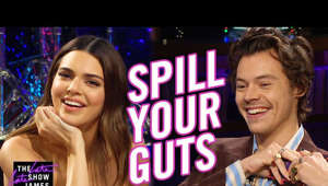 Harry Styles et al. posing for the camera: Late Late Show guest host Harry Styles challenges Kendall Jenner to a game of Spill Your Guts or Fill Your Guts, in which the two ask each other very personal questions and face a choice: answer truthfully or eat whatever is in front of you. Will cod sperm and a salmon smoothie force them to spill their guts?

More Late Late Show:
Subscribe: http://bit.ly/CordenYouTube
Watch Full Episodes: http://bit.ly/1ENyPw4
Facebook: http://on.fb.me/19PIHLC
Twitter: http://bit.ly/1Iv0q6k
Instagram: http://bit.ly/latelategram

Watch The Late Late Show with James Corden weeknights at 12:35 AM ET/11:35 PM CT. Only on CBS.

Get new episodes of shows you love across devices the next day, stream live TV, and watch full seasons of CBS fan favorites anytime, anywhere with CBS All Access. Try it free! http://bit.ly/1OQA29B

---
Each week night, THE LATE LATE SHOW with JAMES CORDEN throws the ultimate late night after party with a mix of celebrity guests, edgy musical acts, games and sketches. Corden differentiates his show by offering viewers a peek behind-the-scenes into the green room, bringing all of his guests out at once and lending his musical and acting talents to various sketches. Additionally, bandleader Reggie Watts and the house band provide original, improvised music throughout the show. Since Corden took the reigns as host in March 2015, he has quickly become known for generating buzzworthy viral videos, such as Carpool Karaoke."