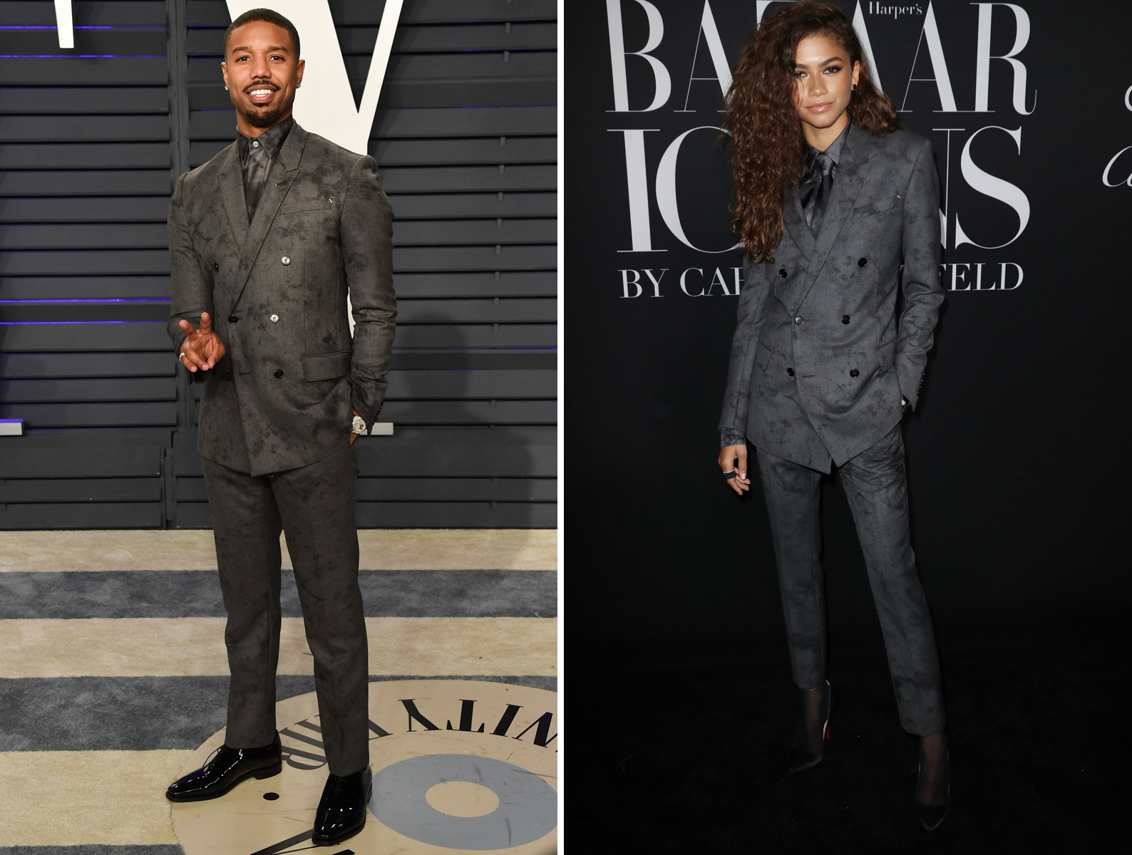 どっちがイケてる ハリウッドセレブの 洋服まるかぶり 比較