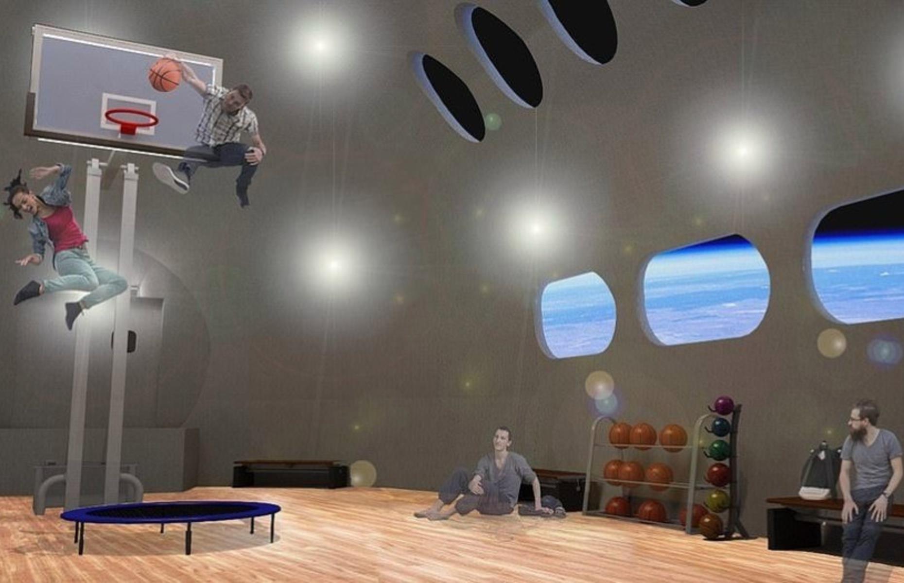 <p>Basketball anyone? That’s not the only activity you could soon be doing in space. The hotel’s activity and gym module will be open for sports by day, and it’ll transform into a concert venue by night.</p>  <p><strong><a href="https://www.loveexploring.com/galleries/111179/gamechanging-travel-innovations-we-cant-wait-to-enjoy">Take a look at more game-changing travel innovations</a></strong></p>