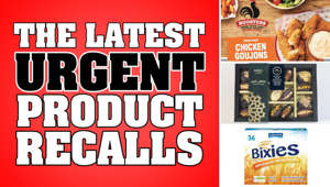 text: The latest urgent product recalls - are any of these items in your cupboards?