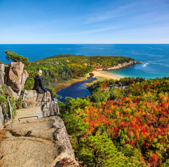 <p>For hikers looking for something with a little more edge than a bucolic nature walk, please consider Acadia National Park's Beehive Trail instead. The views are worth the climb, but maybe don’t stand quite so close to that edge, OK?</p>
