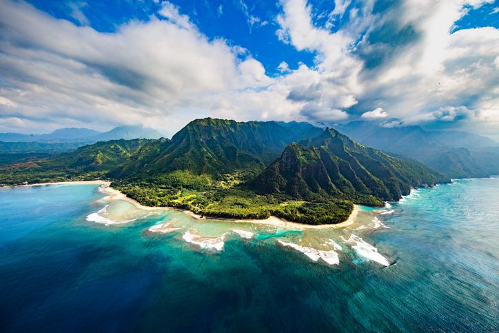 <p>Known as the Garden Island, Kauai is full of emerald-hued valleys, tropical rainforests, rivers, and waterfalls. Portions of the island are only accessible by the ocean or air, providing out-of-this-world vistas and scenery for thrill seekers. </p>