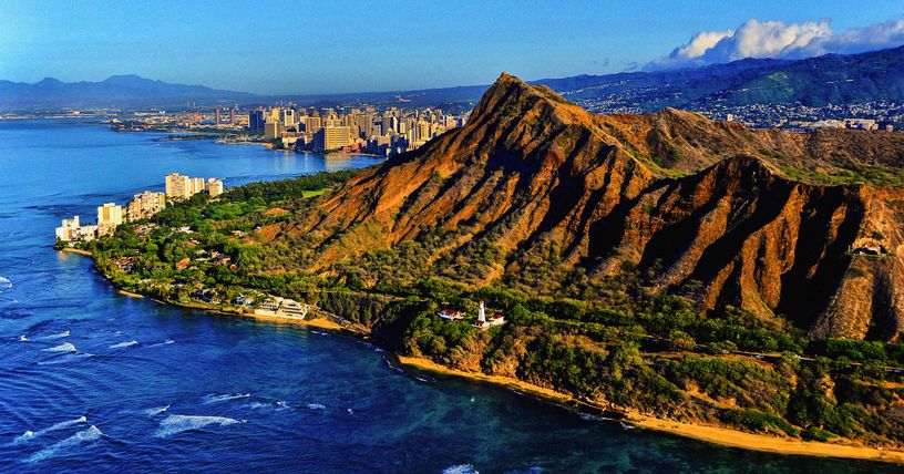 <p>This 100,000-year-old crater got its nickname, Brow of the Tuna, from the ridge's resemblance to a tuna's dorsal fin.  This iconic landmark rewards the 1 million hikers a year who climb to its peak with panoramic views of Honolulu, Waikiki, and the Pacific Ocean.</p>