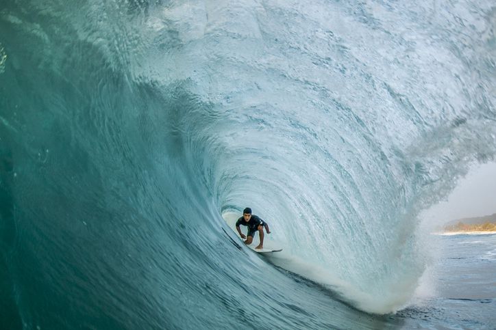 <p>This seven-mile stretch of beach on Oahu's North Shore draws the world's best surfers. Waimea Bay, Sunset Beach, and Banzai Pipeline host premier surfing competitions in the winter months when waves can swell up to 30 feet in height. Casual beach goers can enjoy the North Shore from May to September when the waves subside.</p>