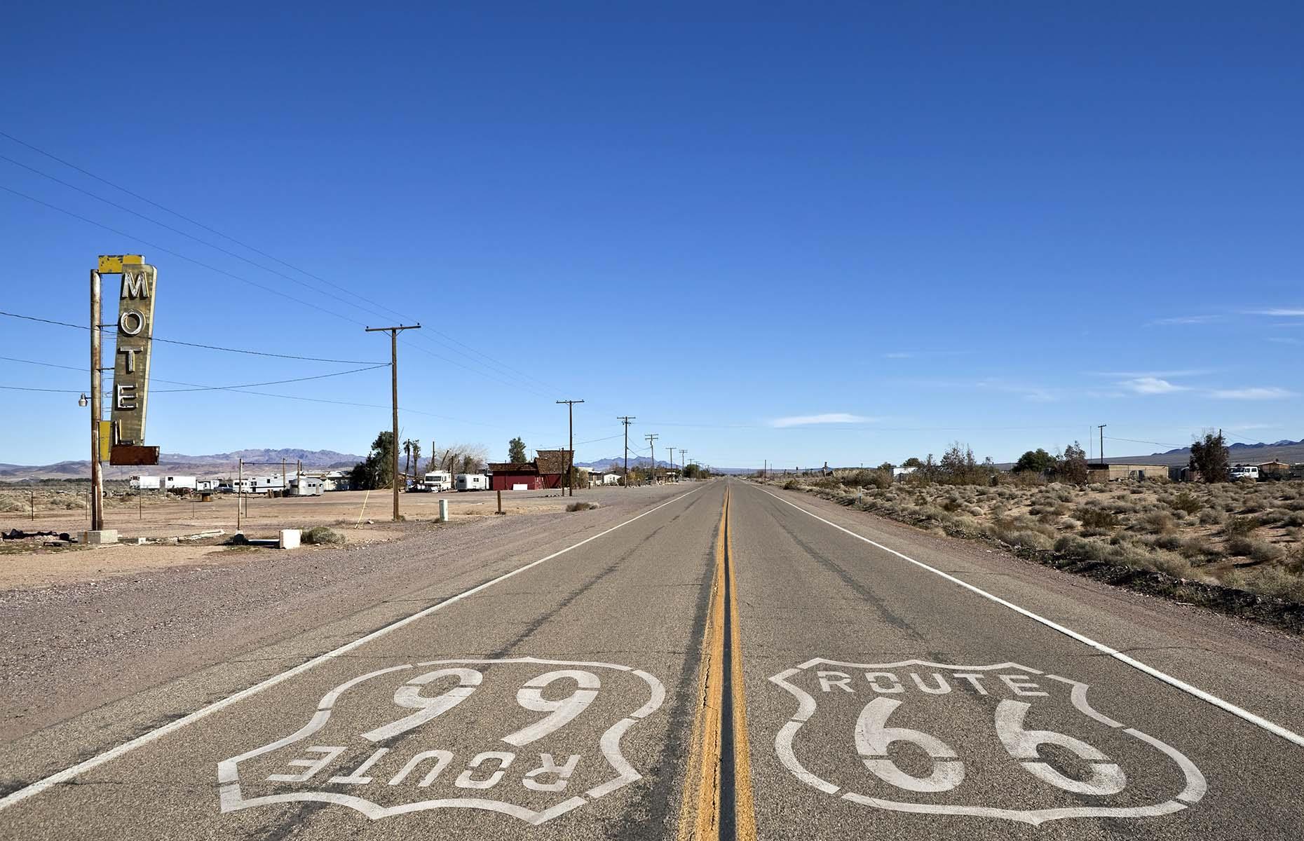 <p>More than 300 miles (483km) of the Mother Road belong to California and arguably <a href="https://www.visitgreaterpalmsprings.com/blog/post/tracing-the-mother-road-from-needles-to-barstow/">its best section</a> within the state is the stretch between Needles and Barstow. Extending for just over 140 miles (225km), the road grazes the southern border of the Mojave National Preserve and travels through several small historic towns. It also connects travelers with the mountains, sand dunes and hiking trails of the Mojave Trails National Monument.</p>