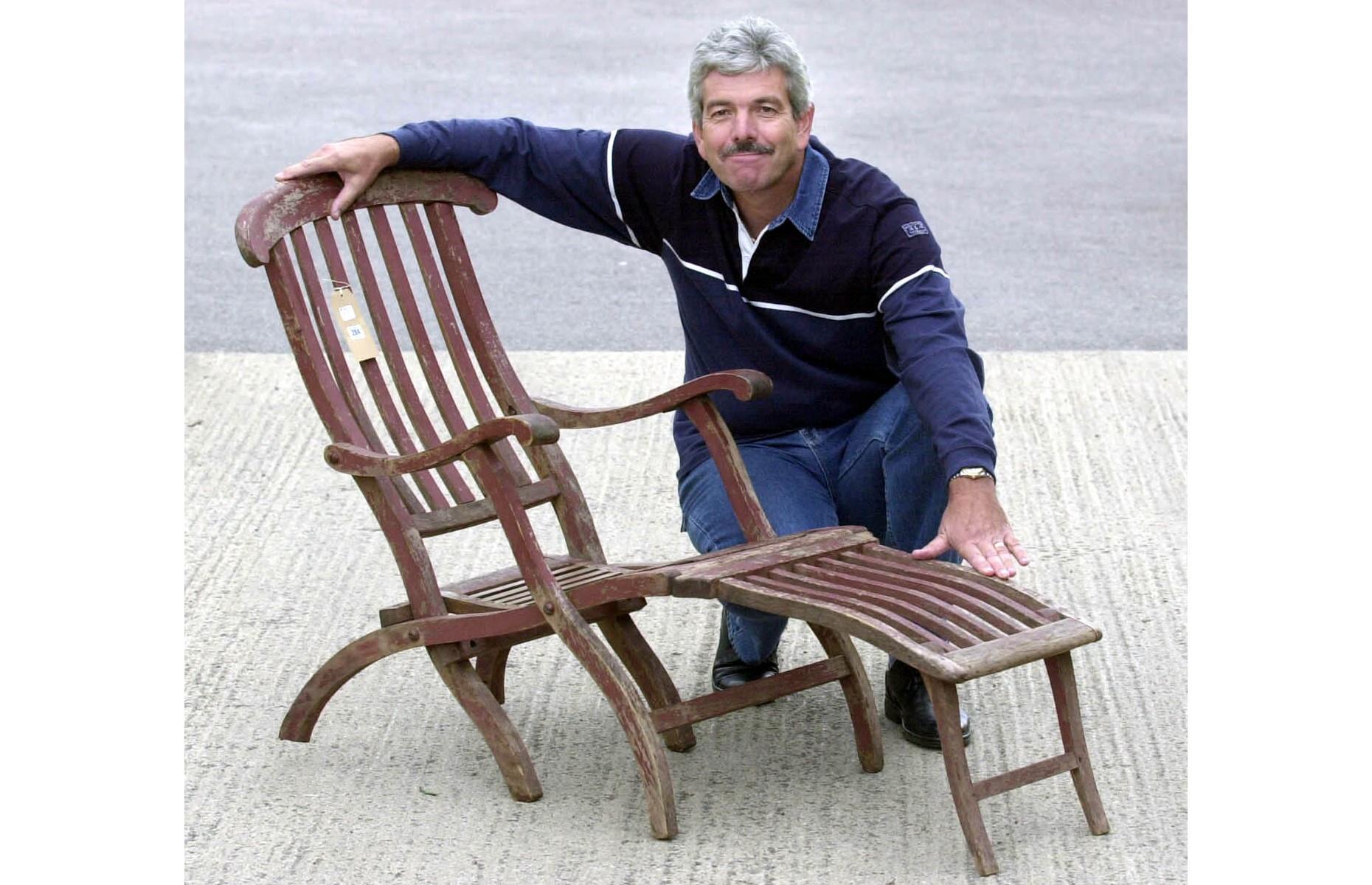 <p>Furniture branded with the White Star Line emblem has become popular among those who collect Titanic memorabilia. In 2001, Chris Lowe from Swindon, England spent £30,000 ($43.5k) on this mahogany deckchair. It is believed to be one of around 50 thrown overboard as crew members dumped furniture in the hope it would help the ship stay afloat. This was far from the most valuable of the discarded pieces though, and in 2015 a deckchair found floating on the surface of the Atlantic sold for just over £100,000 ($154k) in Wiltshire, England. The chair had been collected by crew on the Mackay-Bennett rescue ship as they were recovering the bodies of victims in the aftermath of the crisis.</p>