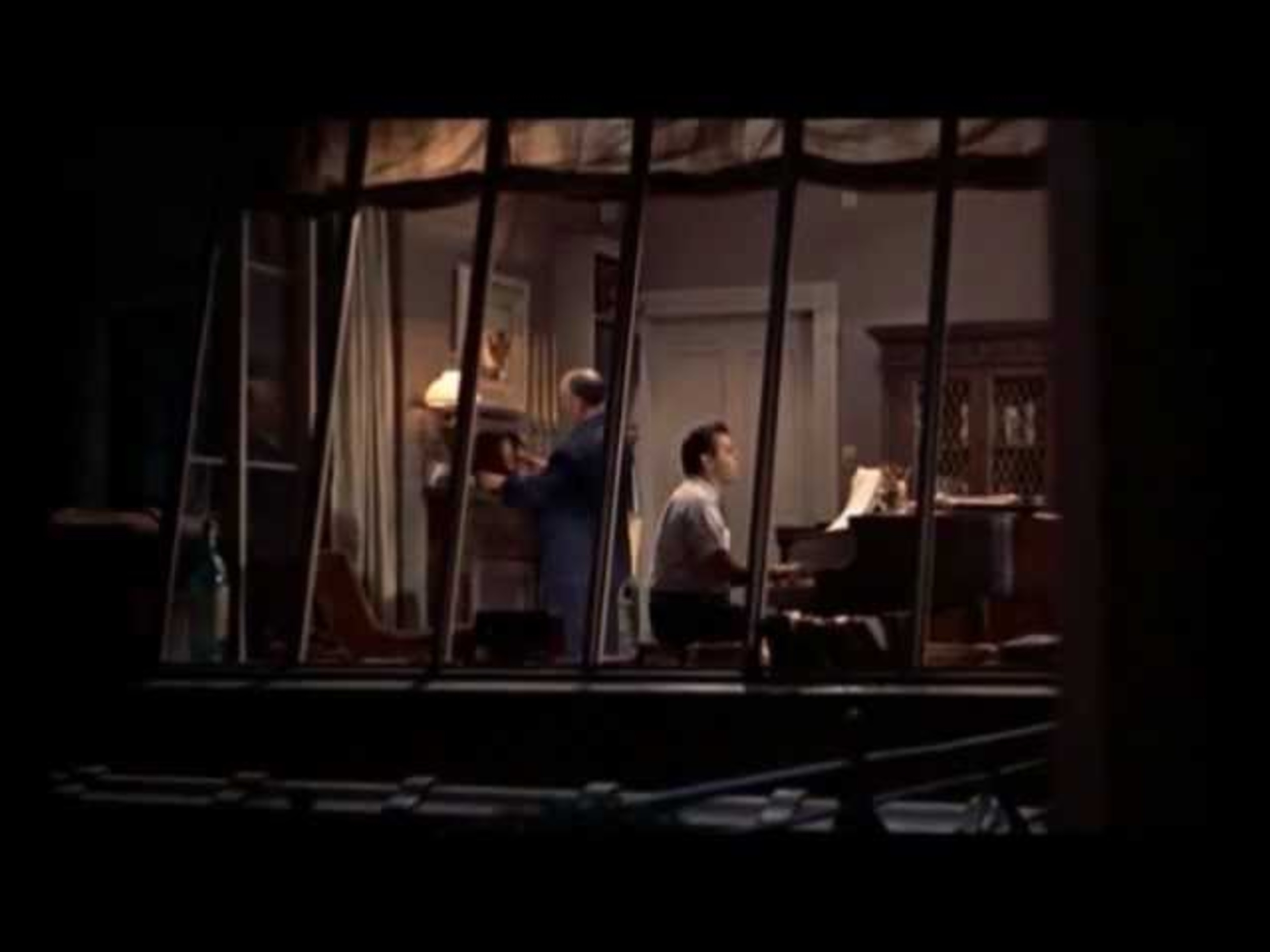 <p>“Rear Window” is all about Jimmy Stewart looking into people’s lives. He peers into windows and spies on what’s going on. In one of the homes, he can be seen winding a clock while another man plays the piano. Nothing too salacious there. Raymond Burr’s apartment? That’s another story.</p>