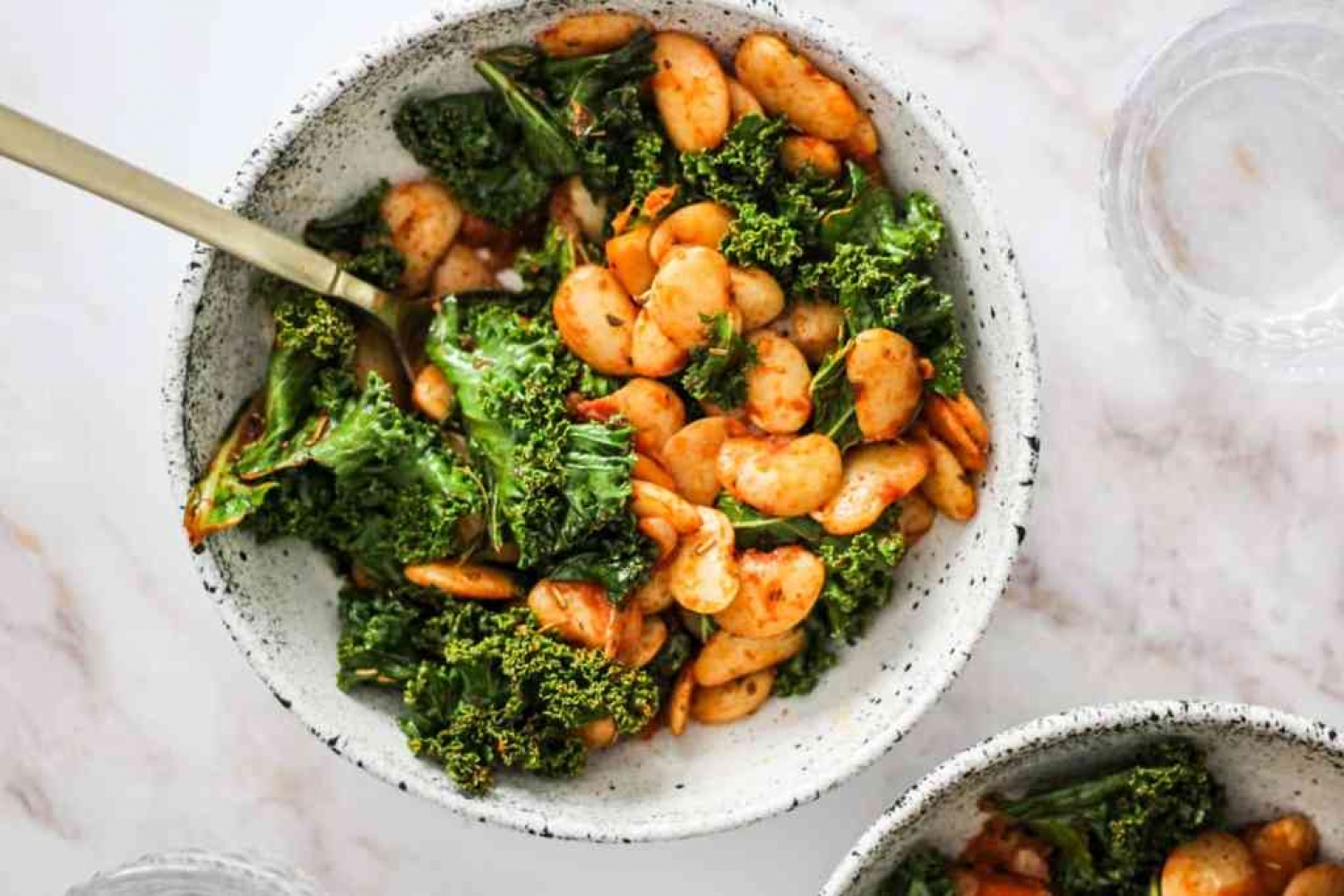 <p>Butter beans, also known as lima beans, are the star protein in this tomato-y, one-pot dish with superfood kale. Simple and tasty, it can be enjoyed as a vegan-friendly main or side. <a href="https://gratefulgrazer.com/home/butter-beans-recipe/" rel="noopener">Get the recipe here.</a></p>
