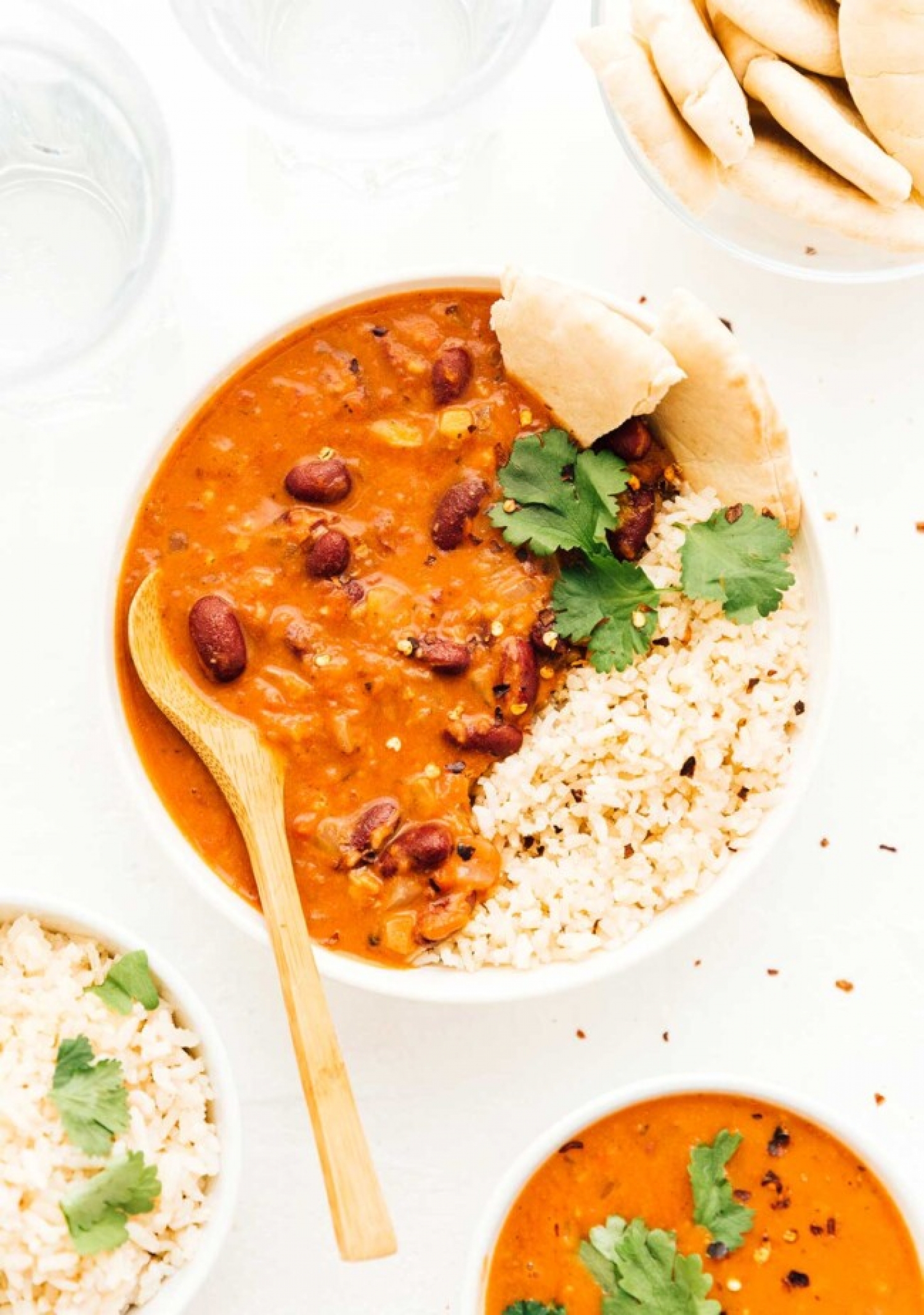 <p>For an Indian-inspired vegetarian meal, turn to this creamy coconut kidney bean curry that's ready in just 15 minutes (yes, really!). Who needs takeout when you can get a cozy meal like this on the table in a hurry? Not to mention, it comes together with simple pantry staples. <a href="https://www.liveeatlearn.com/coconut-kidney-bean-curry/" rel="noopener">Get the recipe here.</a></p>