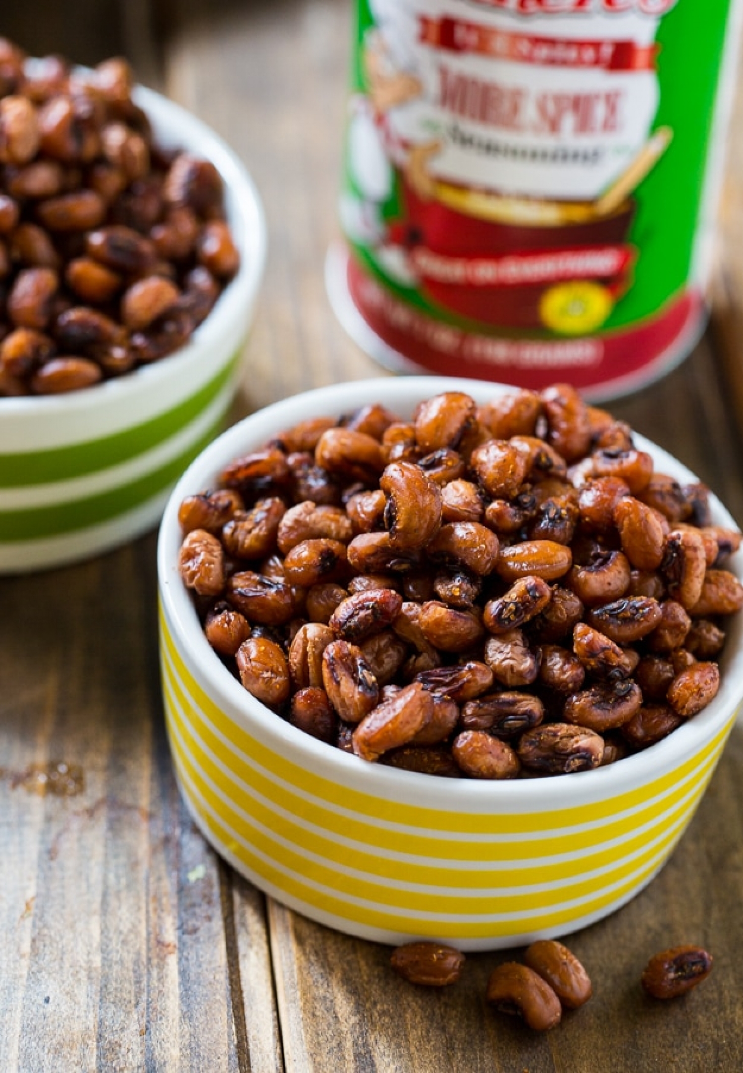 <p>These roasted black-eyed peas are a perfect snack to reach for when you're craving something crunchy, salty, and just a bit spicy. Roast a big batch, and munch on them all afternoon for a guilt-free, protein-packed snack! <a href="https://spicysouthernkitchen.com/roasted-black-eyed-peas/" rel="noopener">Get the recipe here.</a></p>