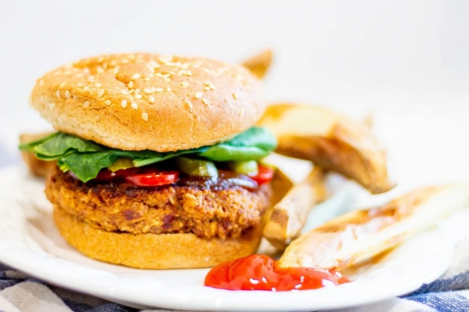 <p>These smoky, crunchy bean-based burgers are a great plant-based substitute to beef and no less satisfying. Flavored with tasty seasonings and your favorite BBQ sauce, they can even be cooked on the grill—or baked, pan-seared or air-fried! <a href="https://veryveganish.com/bbq-kidney-bean-burgers-vegan-grilled/" rel="noopener">Get the recipe here.</a></p>