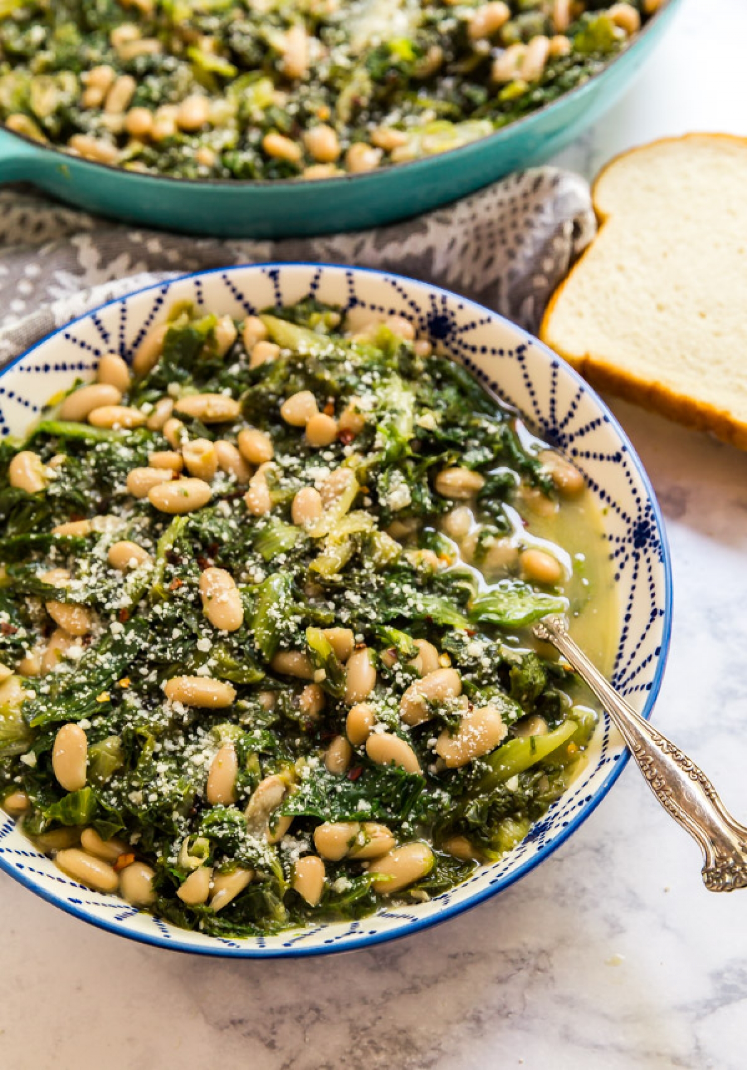 <p>Getting your greens is easy, thanks to <a href="https://www.thelifejolie.com/greens-and-beans/" rel="noopener">this healthy and satisfying Italian recipe</a> that pairs escarole with cannellini beans, garlic and romano cheese. Serve it as a tasty side or light meal when you need some balance.</p>