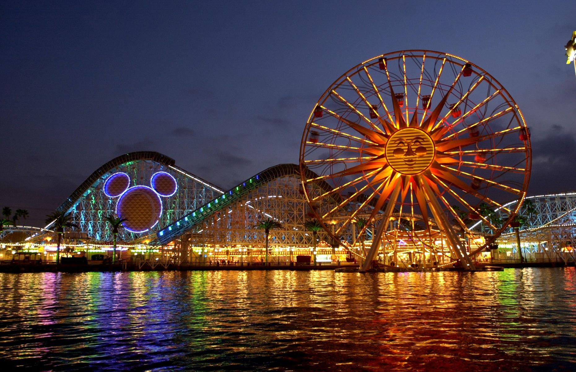 <p>There were grand openings across the pond too. Disneyland's California Adventure Park opened to a fanfare in 2001. The park is themed around the Golden State, and the 150-foot (46m) Ferris wheel (now Pixar Pal-A-Round, then the Sun Wheel) is one of the site's most striking attractions. Today it's emblazoned with Mickey Mouse's face. It's pictured here in February 2001, a few days before the park opened to the public.</p>  <p><strong><a href="https://www.loveexploring.com/news/88130/what-to-see-where-to-stay-shopping-in-anaheim-california">Check out more exciting attractions in Anaheim, California</a></strong></p>