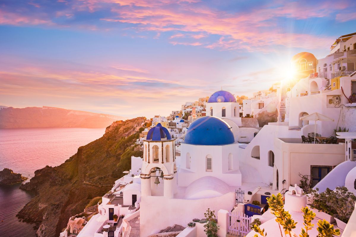 <p>Whimsy and wonder sing through the <a href="https://www.veranda.com/travel/g36501054/greece-travel-guide/">picturesque islands and islets of Greece</a>. In recent years, the ancient temples and ruins of Athens and iconic blue domes and whitewashed facades of Oia have quickly become can't miss attractions for travelers. However, the real magic of Greece lies in the quirky haunts of the lesser-known islands such as the thermal baths of Evia and art exhibits of Nisyros. No trip to the Mediterranean country is complete without a stop at Naxos for fresh seafood. </p>