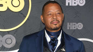 Terrence Howard wearing a suit and tie: The ‘Iron Man’ actor had a troubled childhood with his abusive father, who was jailed when Terrence was two years old.  He witnessed his father, Tyrone, stab another man whilst waiting in line to see Santa at a mall in Ohio. Tyrone was convicted of manslaughter and served 11 months in prison.