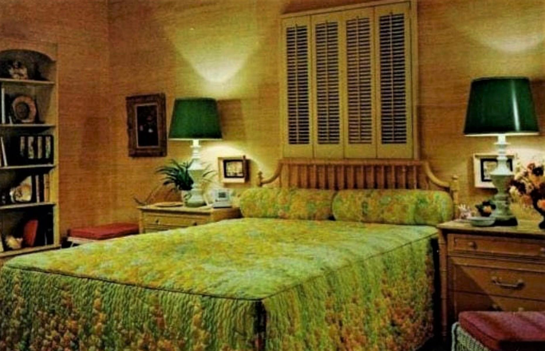 When this room. Bedroom 1970s. Vintage 70's Room.