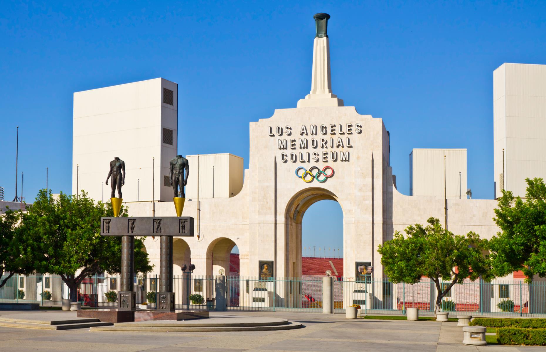 <p>The <a href="https://www.lacoliseum.com/timeline/">Los Angeles Memorial Coliseum</a> is probably best known for its connection to the Olympics (it hosted events in 1932 and 1984 and is scheduled for another go in 2028). But it was conceived as a tribute to veterans of the First World War. It’s been the site of many major events over the last 100 years: in addition to the Olympics, Charles Lindbergh put on an air show in 1927, Dr. Martin Luther King Jr. gave a speech here in 1964, and it was home to the first Super Bowl in 1967.</p>