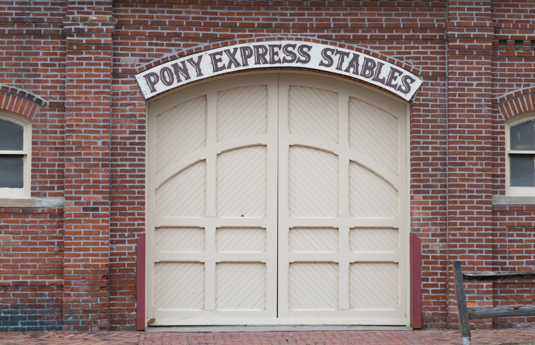 <p>There’s a romantic appeal to the Pony Express, America’s horse-run pre-telegraph communications system, which only ran for a mere 18 months in the mid-19th century. <a href="https://www.nps.gov/poex/planyourvisit/pony-express-stable.htm">This building in Missouri</a>, also known as Pike’s Peak Stables, was where the horses lived and slept when they weren’t on their way to California to deliver the mail. The original wooden building was replaced by brick in 1888, but some of the original structure was reused. Today it stands as a museum and memorial.</p>