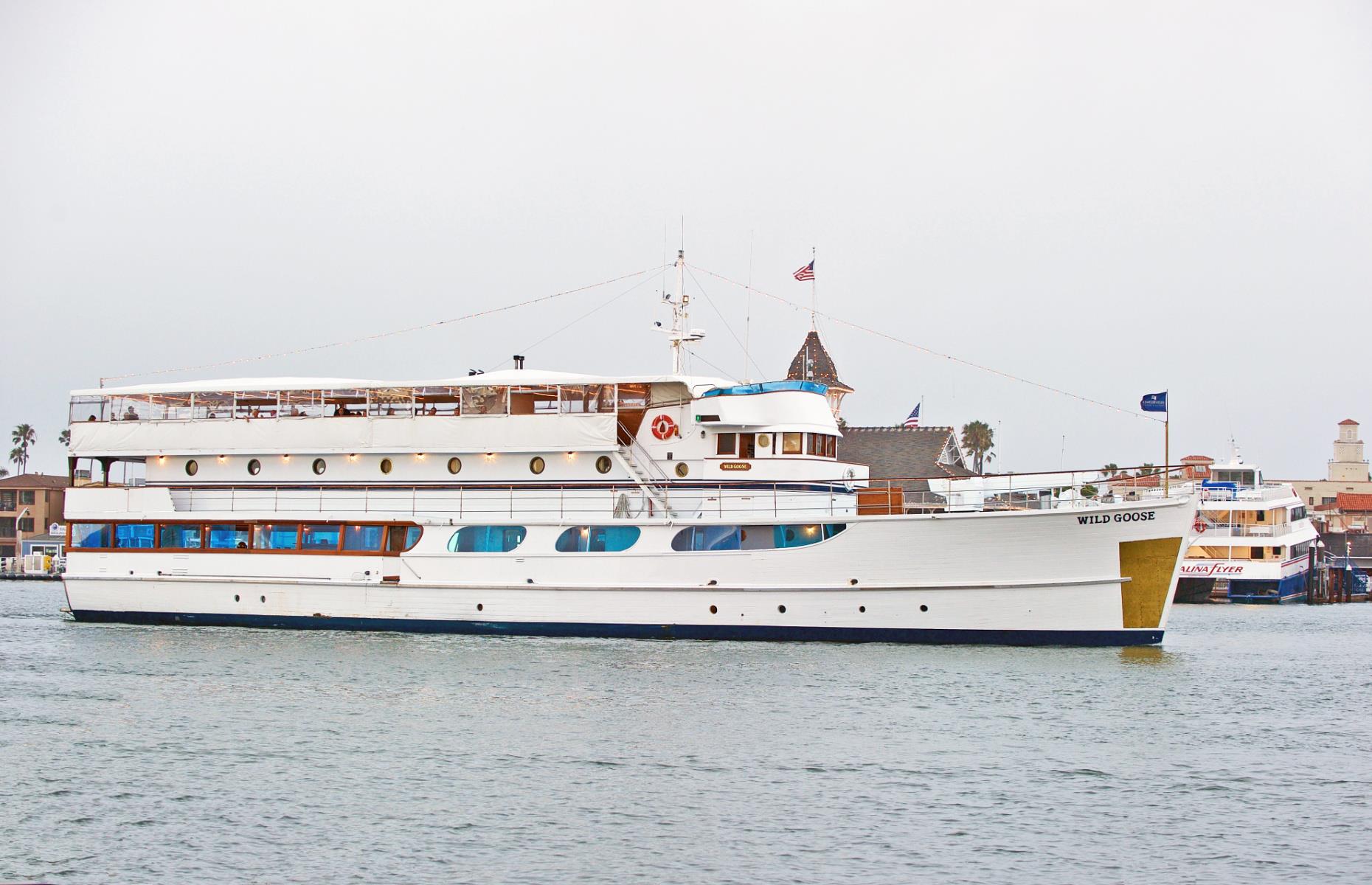 <p>Yachts are a common sight in affluent Newport Beach, but this vintage former US Navy vessel is special. After the ship was retired from military service it became a private yacht, eventually owned by movie star <a href="https://www.johnwayne.com/blog/2019/2/27/dukes-wild-goose-days">John Wayne</a>, who spent considerable time on board. The boat was also a bit of a movie star itself, appearing in the 1968 movie <em>Skidoo</em>. Today it’s <a href="https://www.cityexperiences.com/newport-beach/city-cruises/our-fleet/wild-goose/">available</a> for private dinner cruises and cocktail parties.</p>  <p><a href="https://www.loveexploring.com/galleries/81720/from-mayflower-to-titanic-the-worlds-most-historic-ships-you-can-visit?page=1"><strong>Discover more places to see the world's most famous ships</strong></a></p>