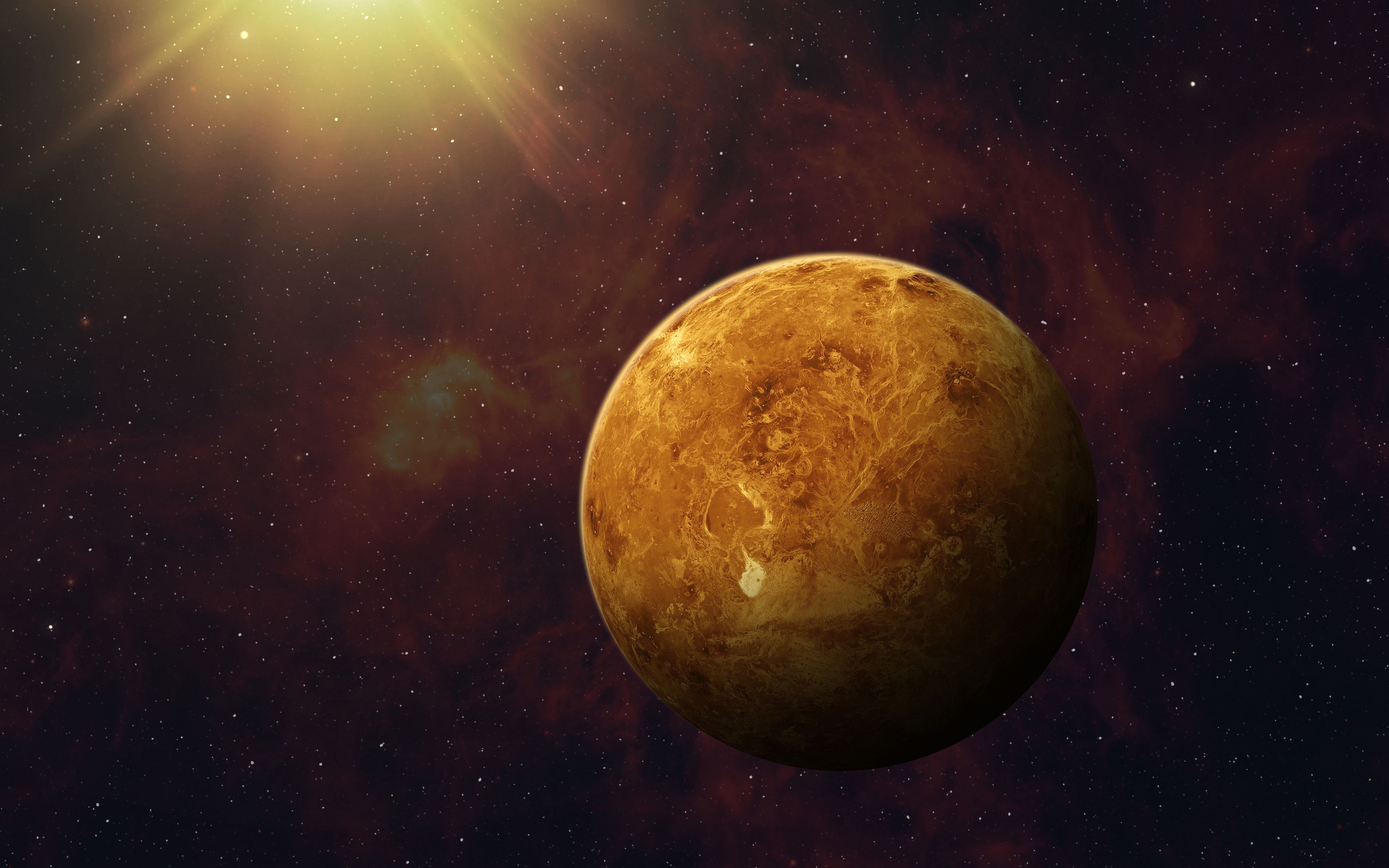 <p class="MsoNormal">Mercury is the closest planet to the sun, but that doesn’t necessarily mean it’s the hottest. It has no atmosphere, so it can’t retain the heat of the nearby sun. Venus, meanwhile, has an atmosphere that’s 100 times thicker than the one we have on Earth, and it’s composed almost entirely of carbon dioxide, so it reaches <a href="https://earthsky.org/space/ten-things-you-may-not-know-about-the-solar-system/">an average temperature of 875 degrees Fahrenheit</a>, while the temperature on Mercury tops out at 800 degrees Fahrenheit.</p>