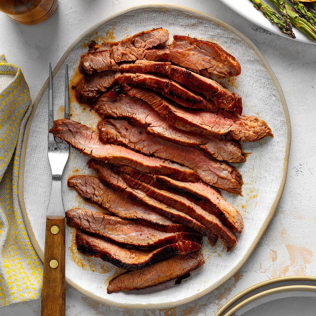 Soy Marinated Flank Steak   AAM7Emp.img