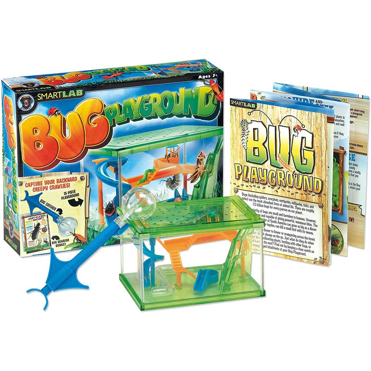 <p>Watch your children learn about nature's biodiversity first hand — the 15-piece <a href="https://www.amazon.com/Smart-Lab-09407-SmartLab-Playground/dp/1603800689" rel="noopener noreferrer">SmartLab Bug Playground</a> is an educational STEM toy focused on entomology. Send the kids outside where they can observe and study the behavior of ants, beetles and crickets as these bugs romp around in a mini pool, tube, slide, <a href="https://www.familyhandyman.com/project/how-to-build-a-kids-climbing-wall/">climbing wall</a> and jungle gym. The kit is easy to assemble and includes a bug catcher, base, lidded top, short side walls, long side walls and activity booklet.</p> <p class="listicle-page__cta-button-shop"><a class="shop-btn" href="https://www.amazon.com/Smart-Lab-09407-SmartLab-Playground/dp/1603800689">Shop Now</a></p>