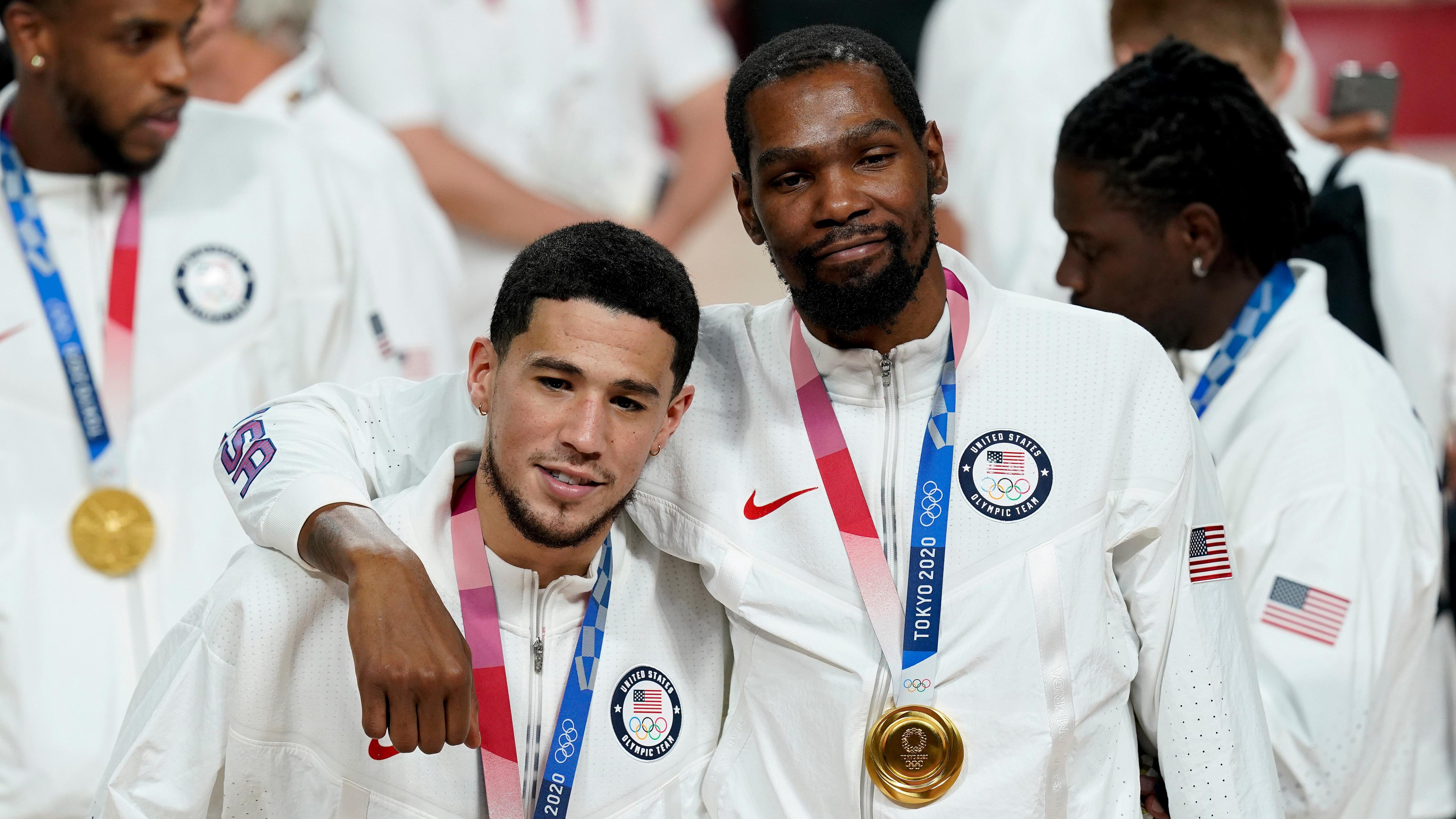 Kevin Durant, Devin Booker say they will play for Team USA in the 2024 ...