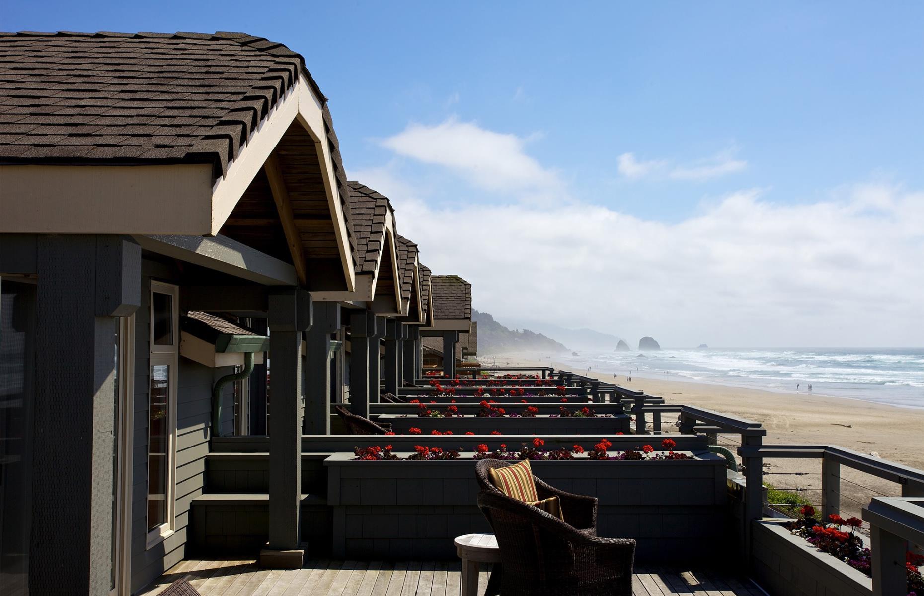 <p>Cannon Beach is one of the most popular destinations on Oregon’s Pacific coast and the town is home to a wide range of seaside accommodations. <a href="https://www.stephanieinn.com">Stephanie Inn</a> is an elegant boutique hotel that offers beach access and much-coveted views of Haystack Rock. While on site, guests can also enjoy fine dining, a spa, bonfires on the beach and other curated Pacific Northwest experiences.</p>