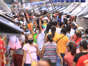 A throng of people walks on Ylaya Street in Divisoria, Binondo, Manila to buy necessities on Sunday, August 29, 2021. Metro Manila will remain under modified enhanced community quarantine until September 7, Malacañang announced on Saturday, as part of measures to prevent the further spread of COVID-19. DANNY PATA