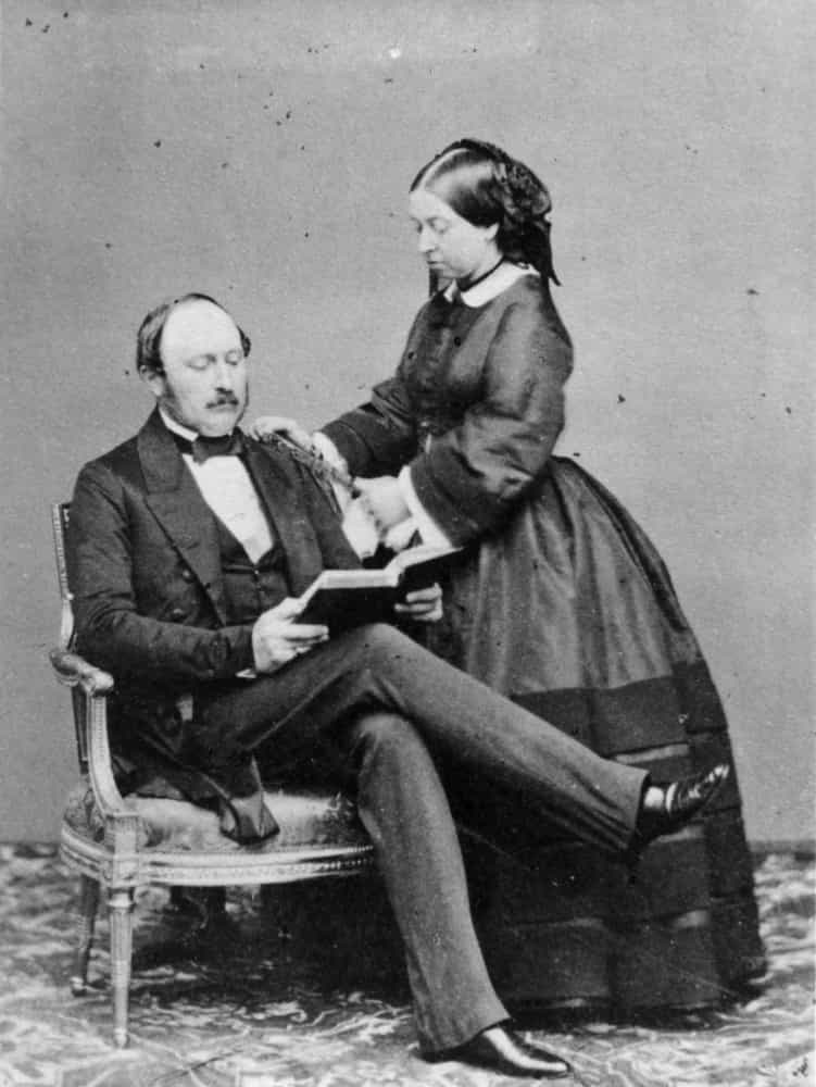 <p>While Queen Victoria is believed to have had a private love affair with John Brown later in life, she was still extremely devoted to her husband Prince Albert, who died 40 years before her. One of the items she requested to be buried with was a plaster cast of his hand.</p>