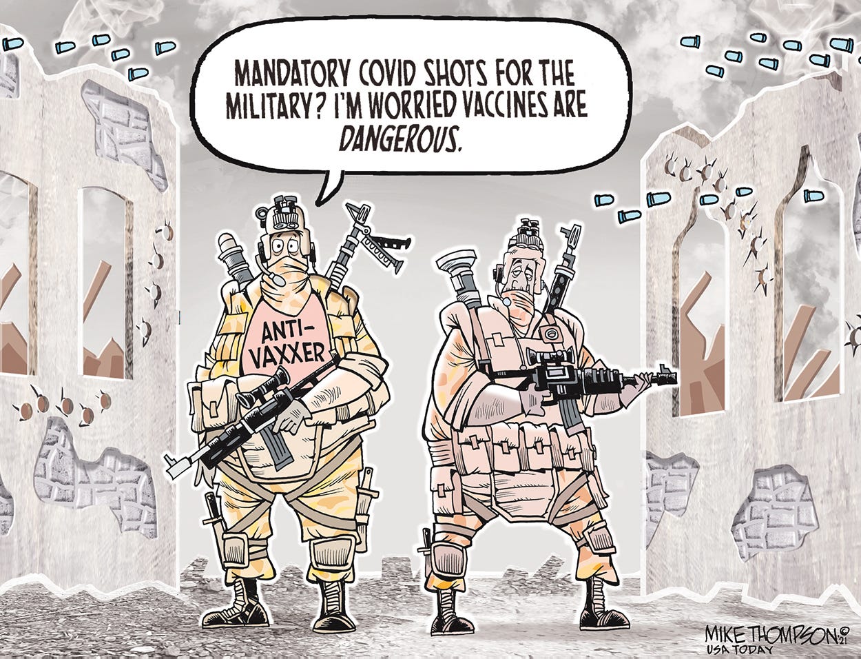 America's hate/love relationship with Facebook: Mike Thompson: Mike Thompson toon