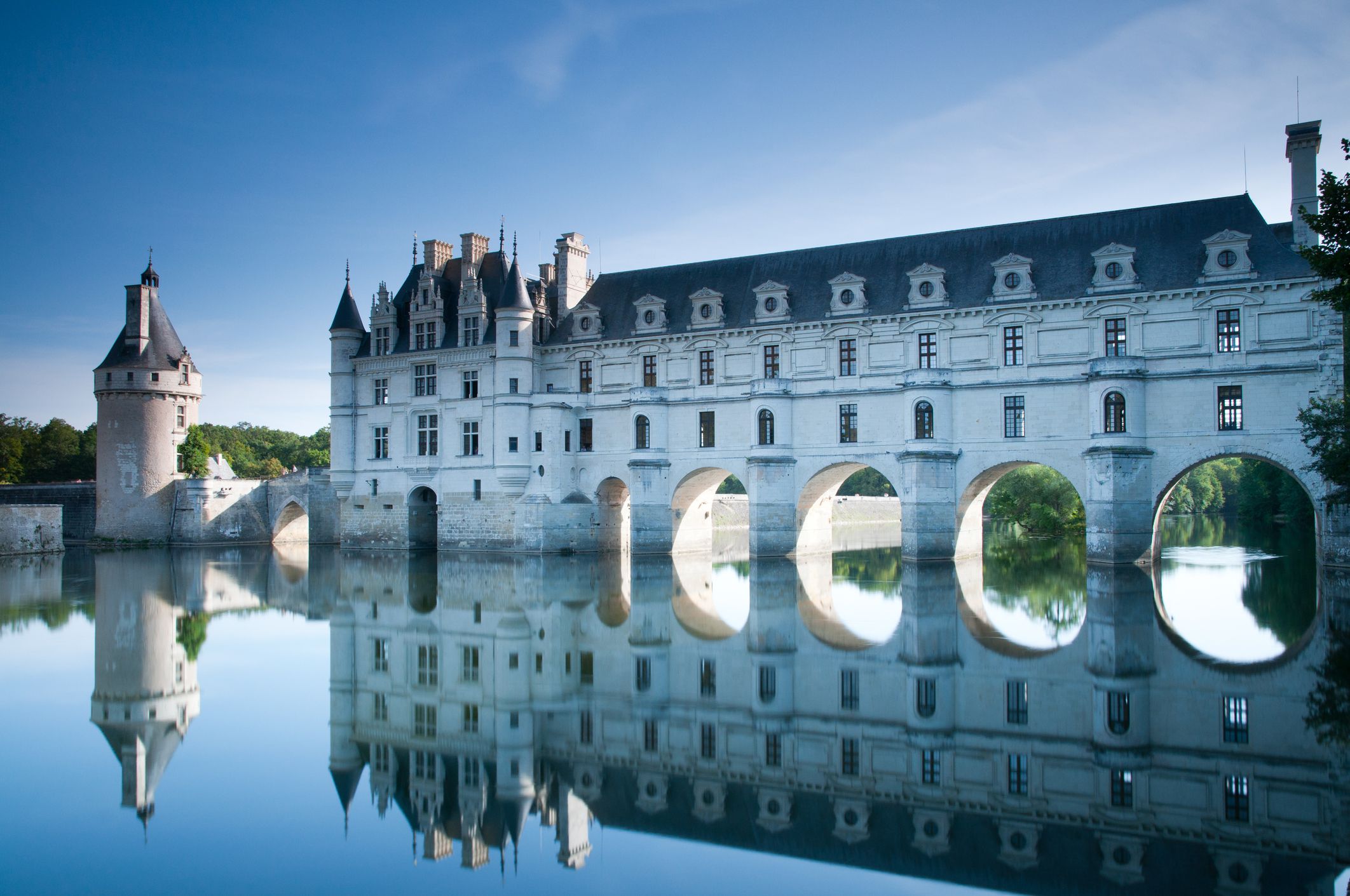 <p>Loire Valley’s Castle of Chenonceau, pictured here, is just one of the many reasons why this French destination is on our list. Loire Valley is also home to Leondardo da Vinci’s The Last Supper and other famous works at Chateau du Clos Luce. </p>